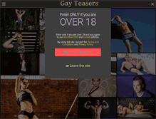 Tablet Screenshot of gayteasers.com